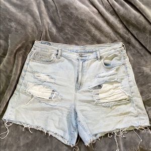 AEO mom jean shorts